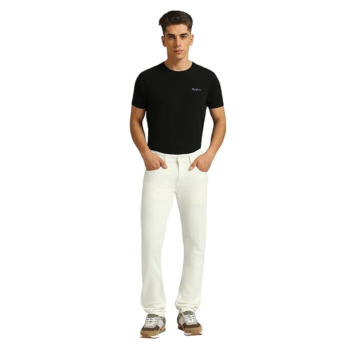 Timeless Style Men Low Rise Regular Fit Jeans for All Day Comfort