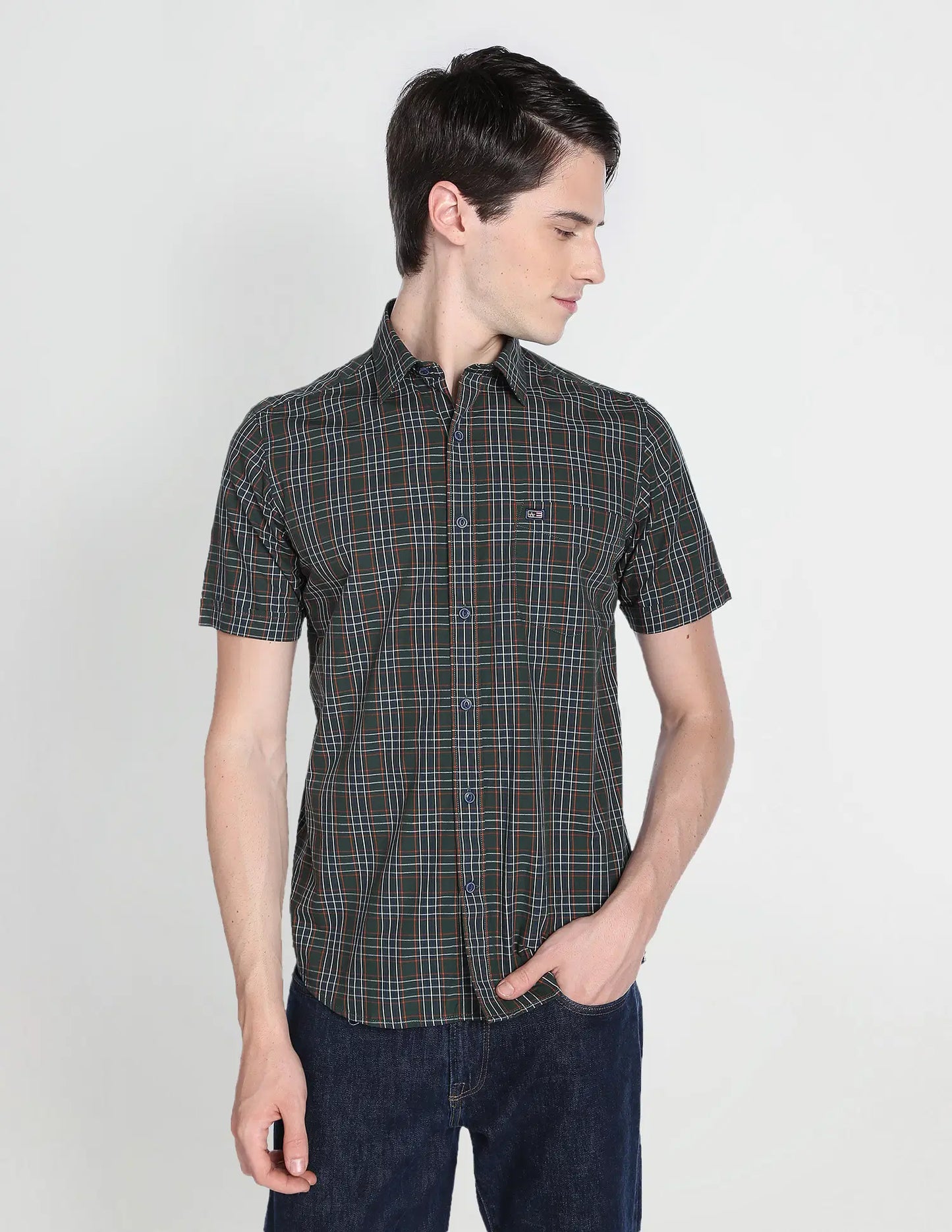 Premium Cotton Navy Stripe Shirt for Men Combining Comfort and Modern Style
