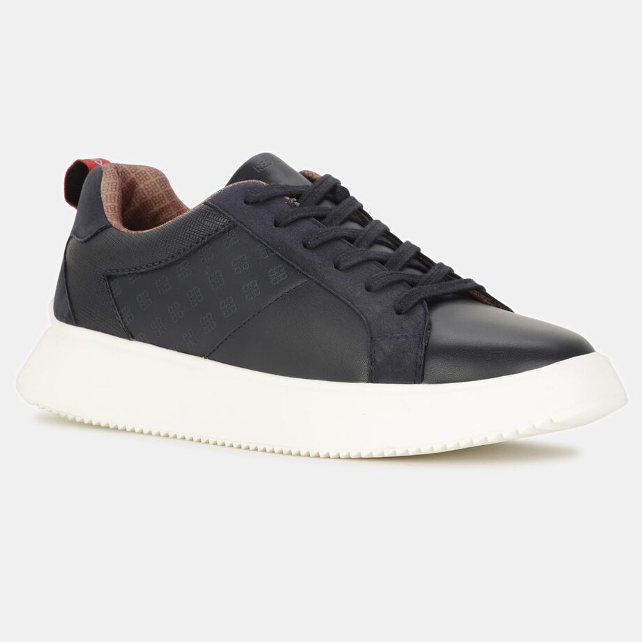 Lightweight Navy Casual Lace-Up Shoes for Men Travel and Daily Wear