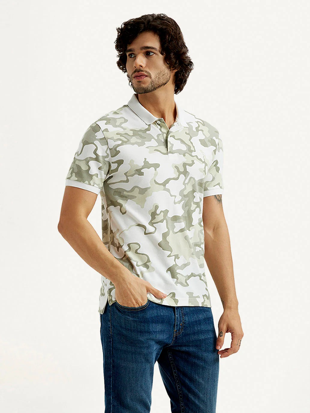 Mens Slim Fit Pure Cotton Polo T Shirt Trendy Everyday Wear