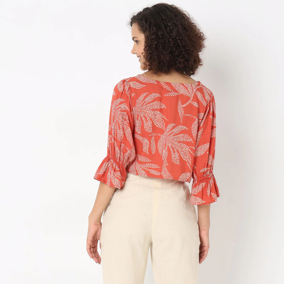 Stylish Regular Fit Printed Top for Casual and Office Outfits