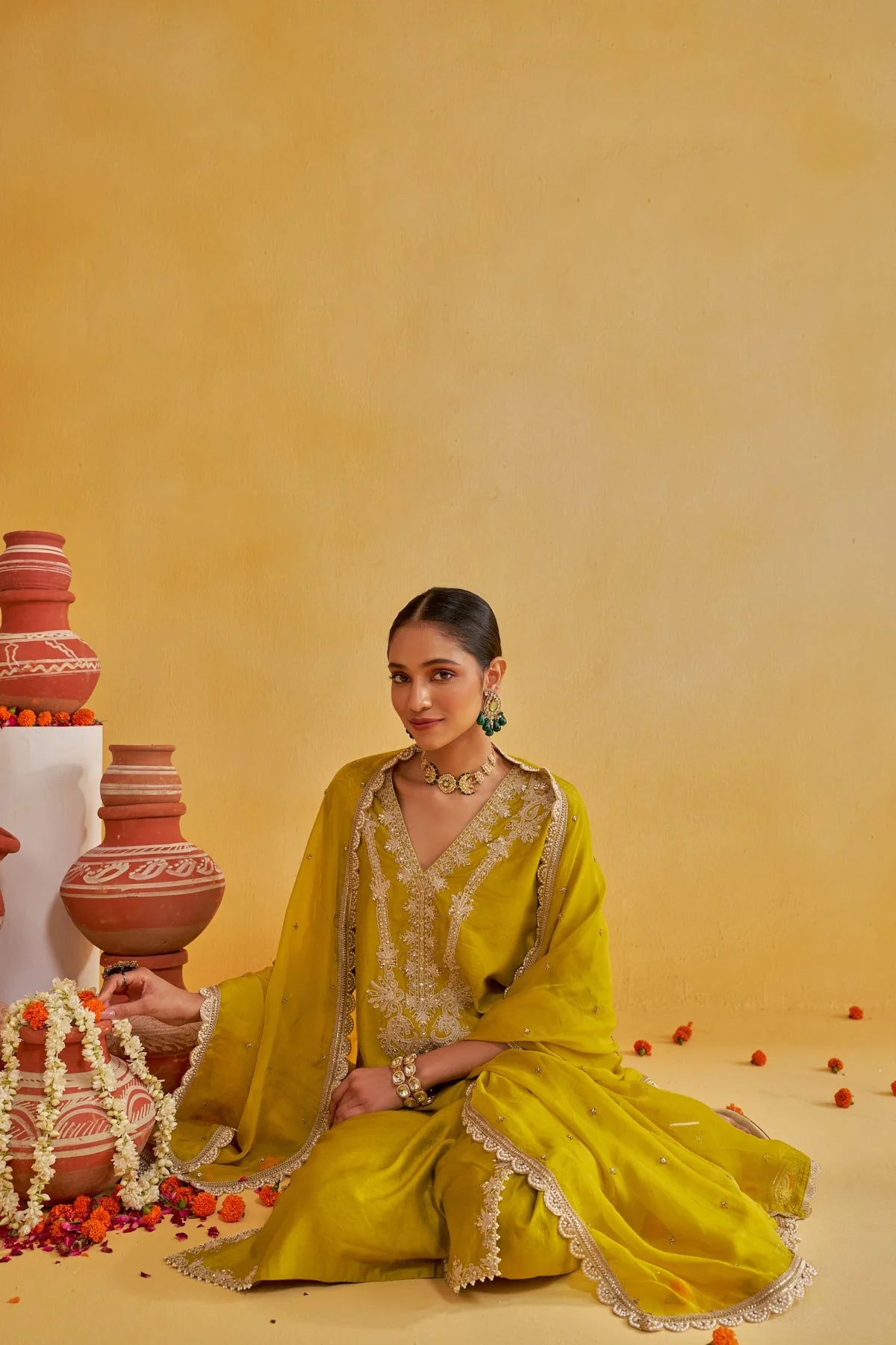 Stylish Women Kurta Set with Sequins Highlight – Festive & Wedding Wear Outfit