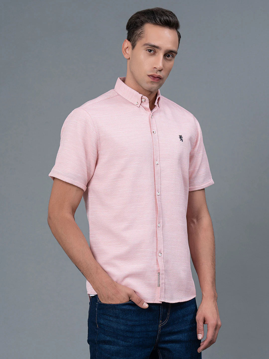 Premium Cotton Half Sleeve Button Down Shirt for Men Combining Comfort and Style