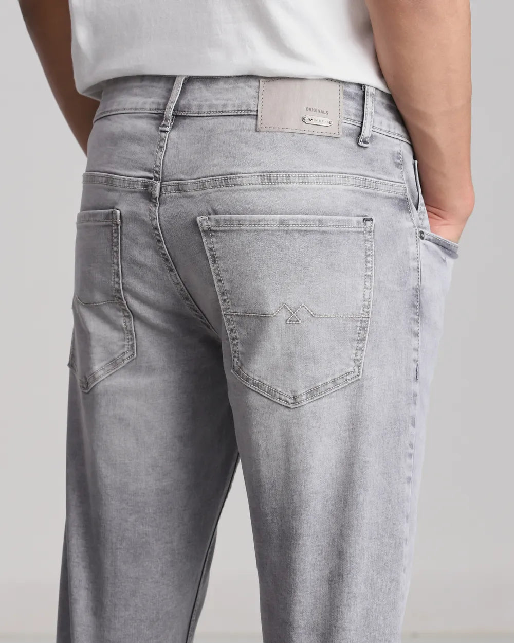 Trendy Grey Ankle Length Originals Jeans for Men Casual and Semi Formal