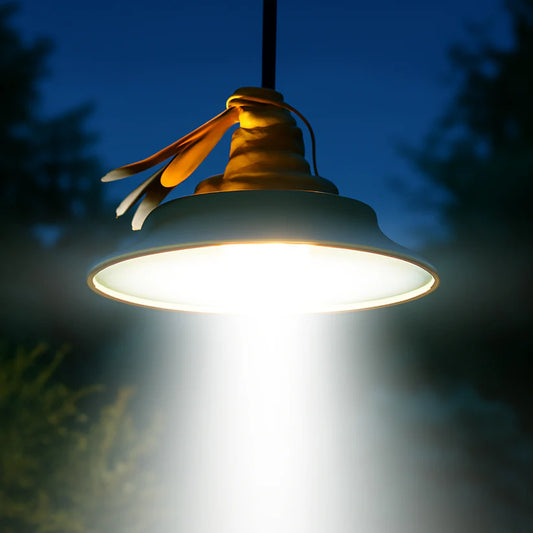 Portable Rechargeable Hanging LED Lamp for Camping and Home Lighting