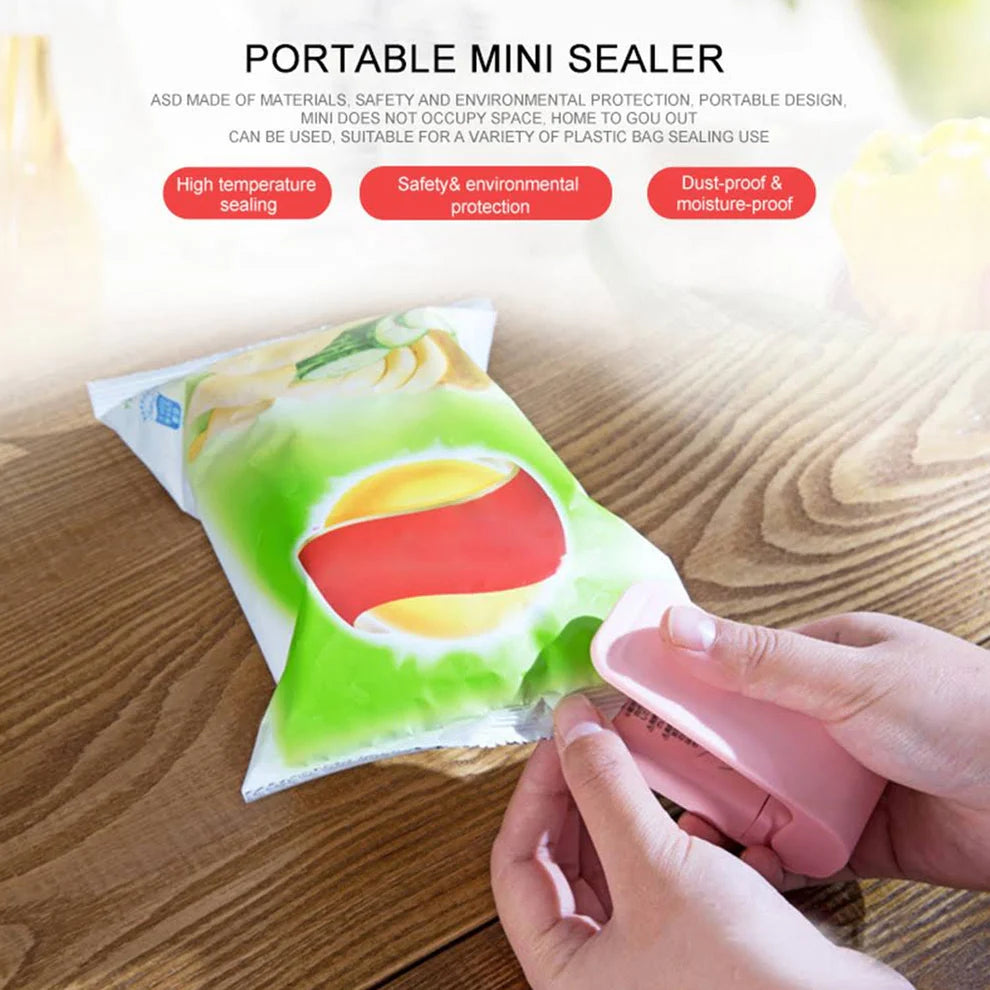 Battery Operated Mini Plastic Bag Sealer Portable Heat Sealer