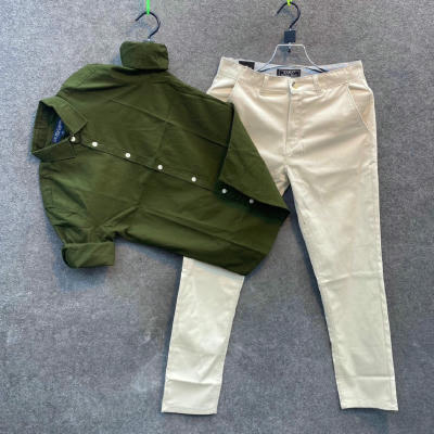 Stylish Mens Shirt and Pant Combo Modern Trendy Cotton Outfit