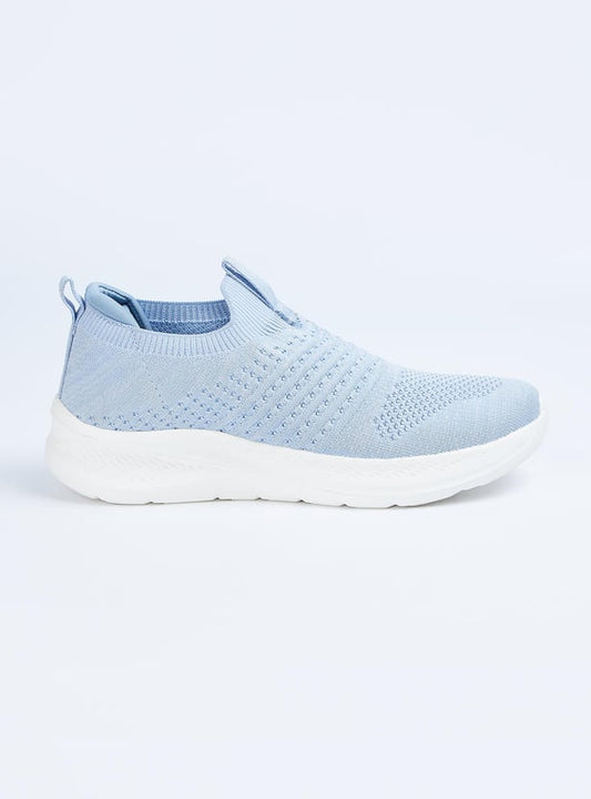 Stylish Women’s Knit Slip-On Sports Shoes Ideal for Casual, Fitness, and Everyday Outfits