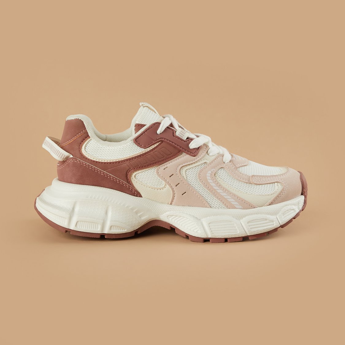 Everyday Women’s Low Top Sneakers with Mesh Panel Detailing for Comfort and Style