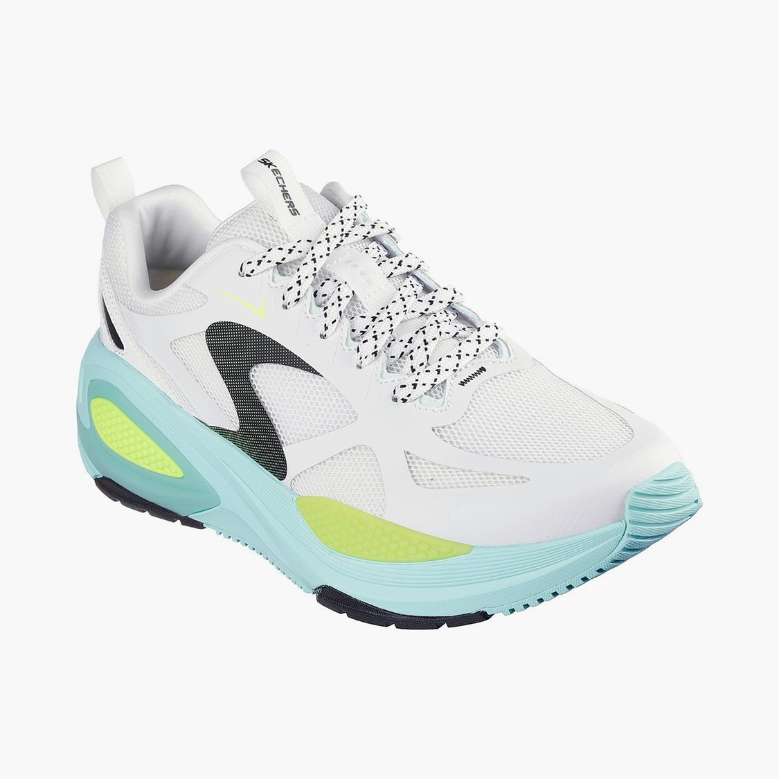 Ovek Colourblocked Sport Shoes with Breathable Upper and Ergonomic Design for Maximum Comfort