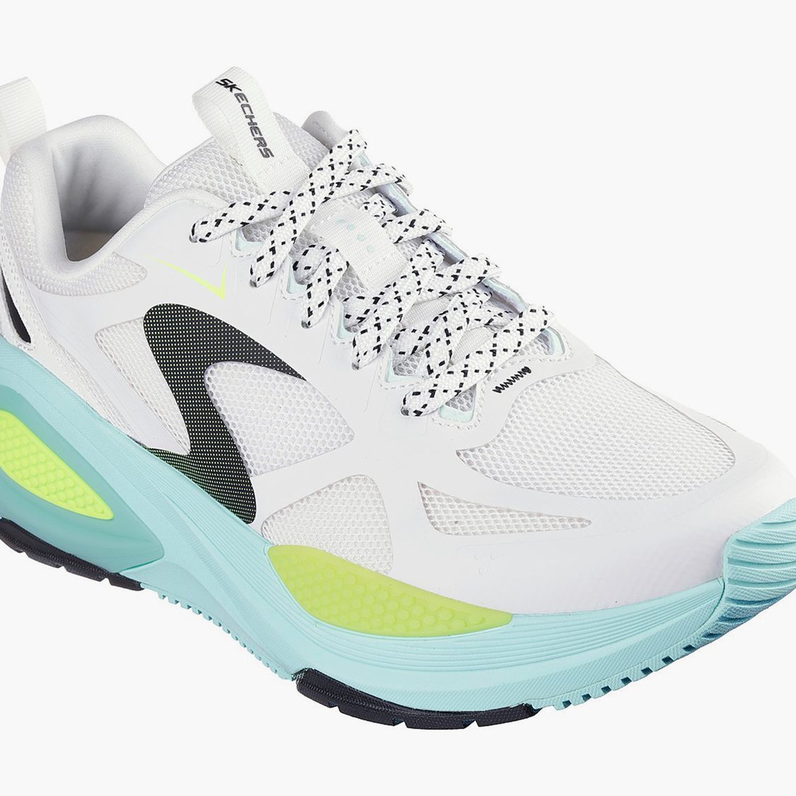 Ovek Colourblocked Sport Shoes with Breathable Upper and Ergonomic Design for Maximum Comfort