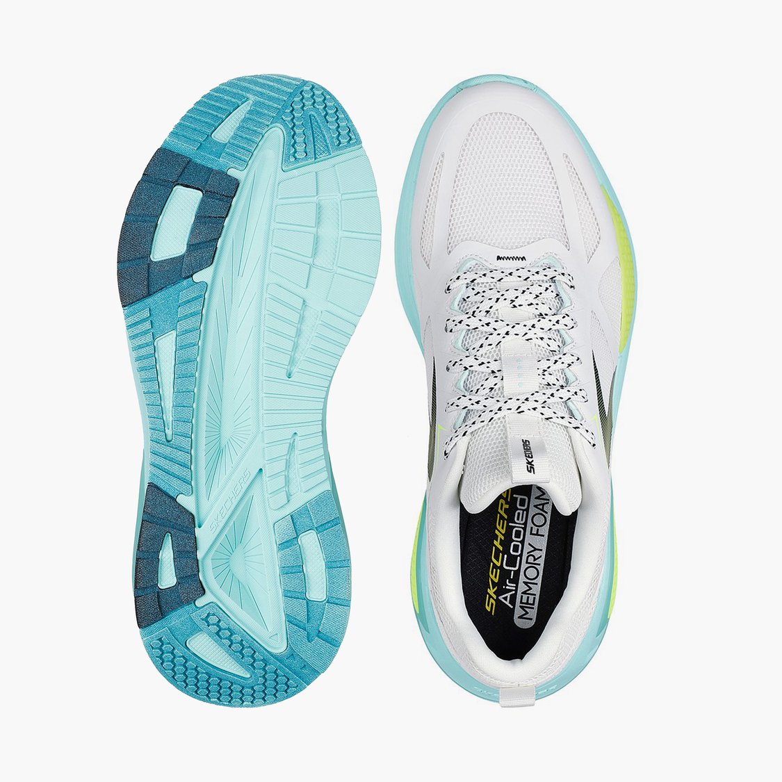 Ovek Colourblocked Sport Shoes with Breathable Upper and Ergonomic Design for Maximum Comfort