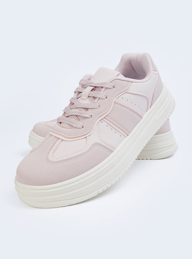 Lightweight Colorblock Sneakers for Women Comfortable and Trendy Footwear