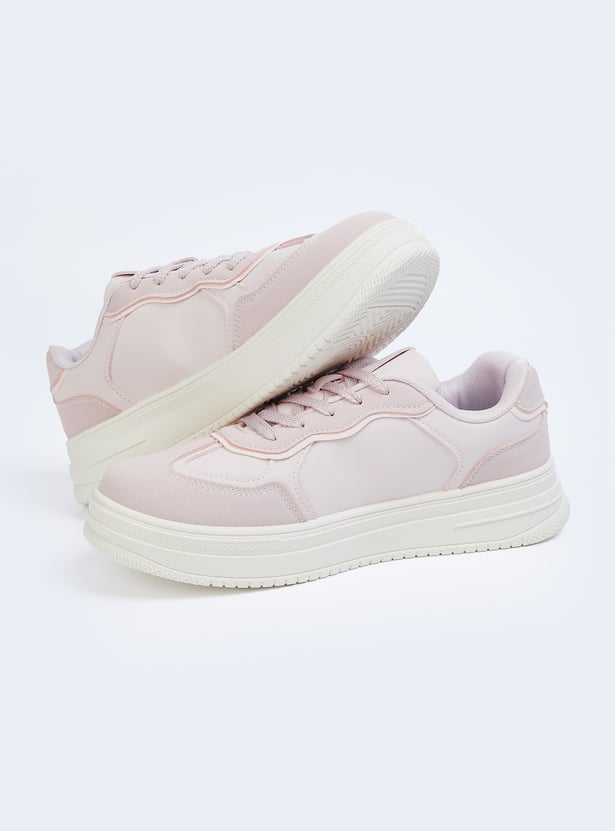 Lightweight Colorblock Sneakers for Women Comfortable and Trendy Footwear