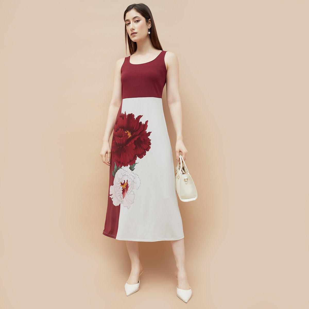 Evening Outfit Women’s Floral Print A-Line Party Mini Dress Comfortable and Stylish Fit