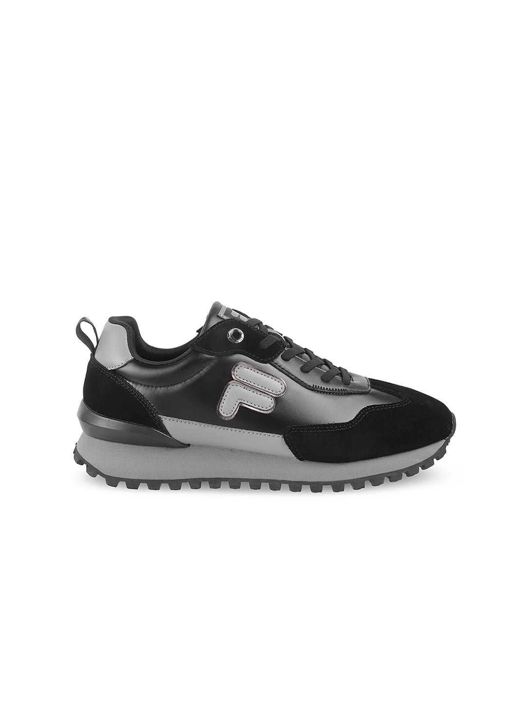 Modern Retro Jo Reflect Mens Sneakers in Black with All Day Comfort
