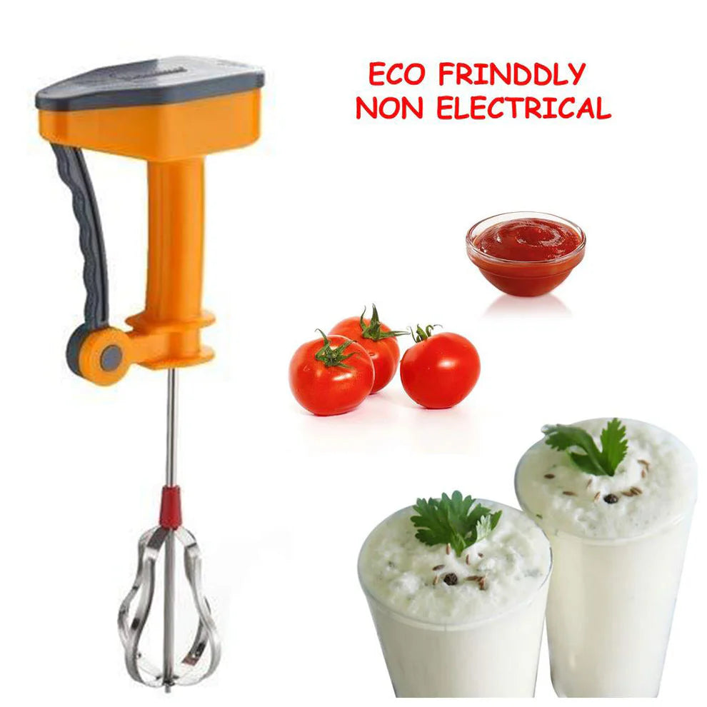 Handheld Manual Blender Power Free Smoothie Mixer for Kitchen