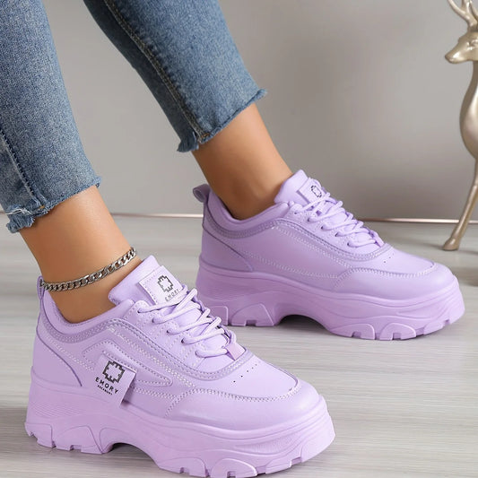 Fashionable Women’s Chunky Platform Sneakers Perfect for Casual, Fitness, and Everyday Outfits