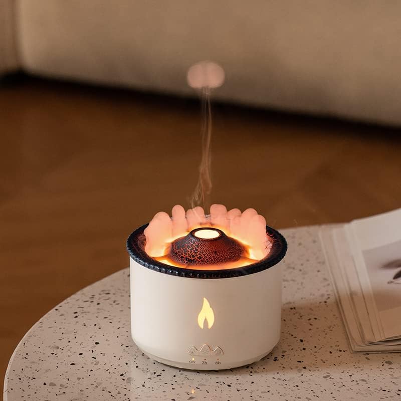 Oil Diffuser with Flame Light Effect Cool Mist Humidifier for Aromatherapy and Relaxation