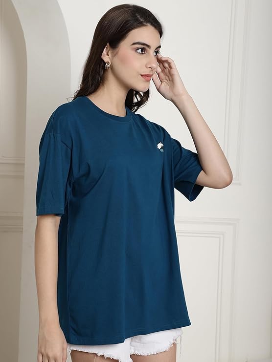 Cotton Loose Fit Baggy Graphic T Shirt Women’s Casual