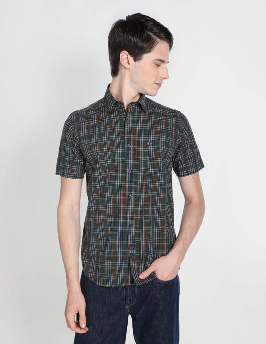 Premium Cotton Navy Stripe Shirt for Men Combining Comfort and Modern Style