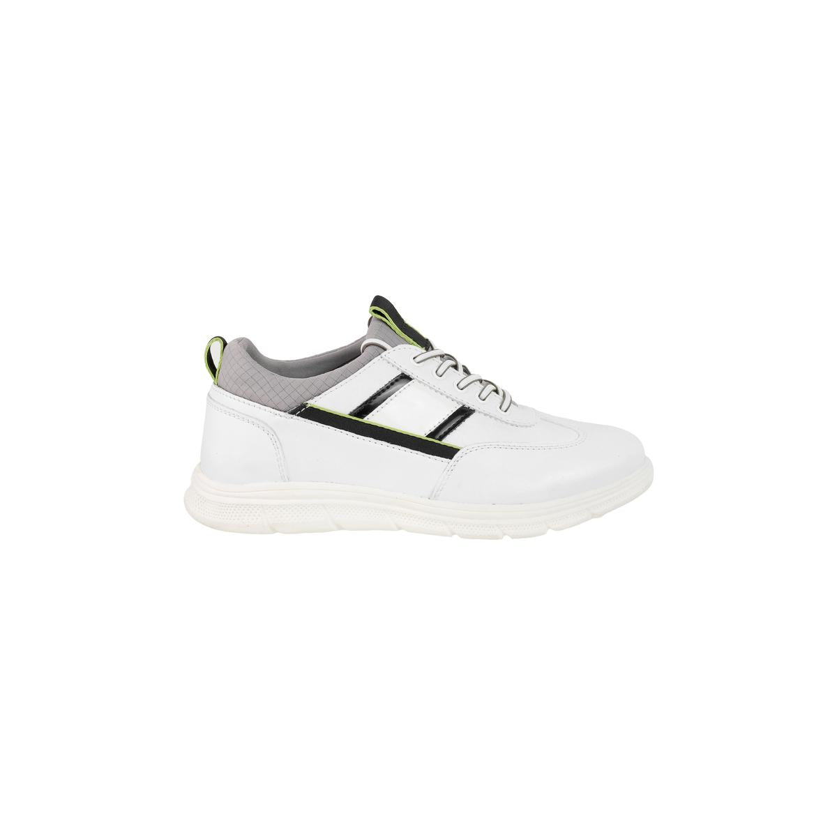 White Mens Sneakers Trendy Casual Shoes for Street Style