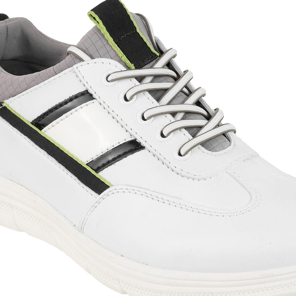White Mens Sneakers Trendy Casual Shoes for Street Style