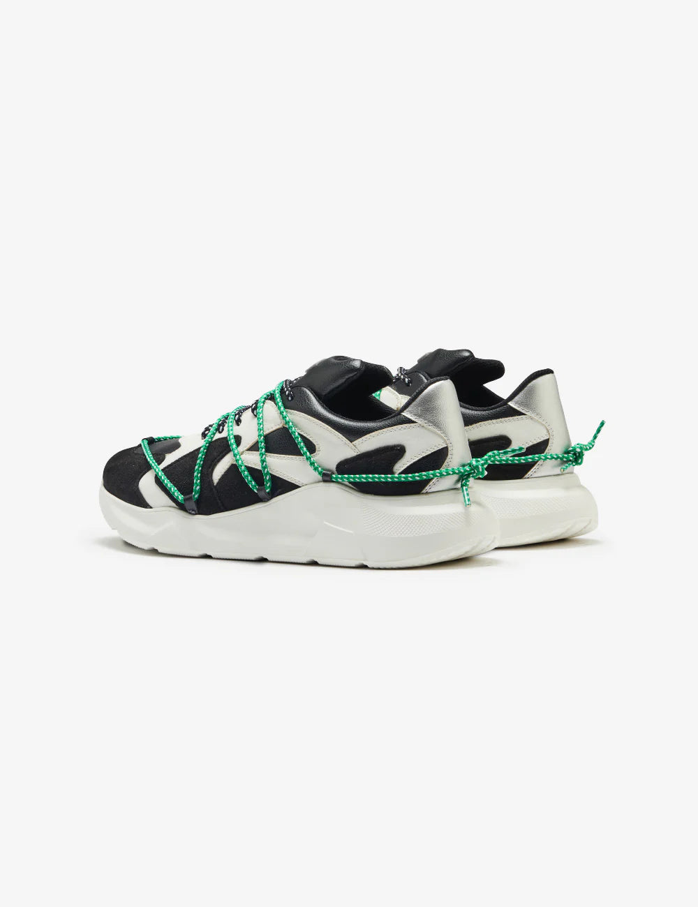 Breathable Black White Chunky Sneakers Comfortable Shoes for Everyday Wear