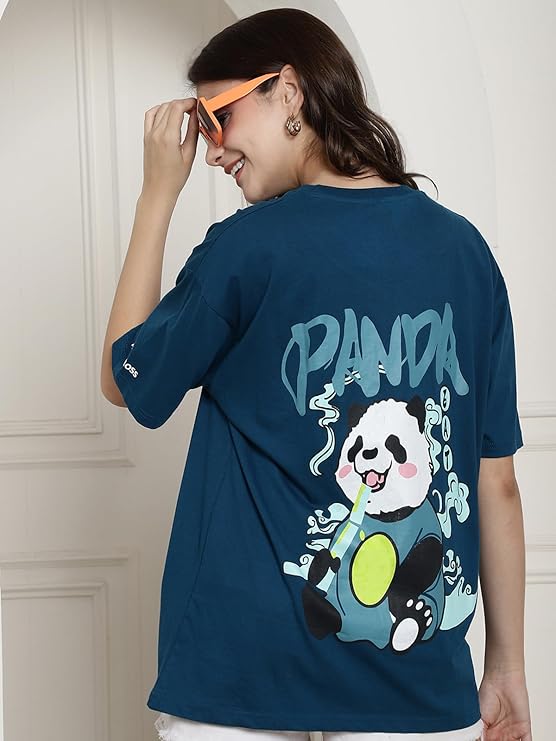 Cotton Loose Fit Baggy Graphic T Shirt Women’s Casual