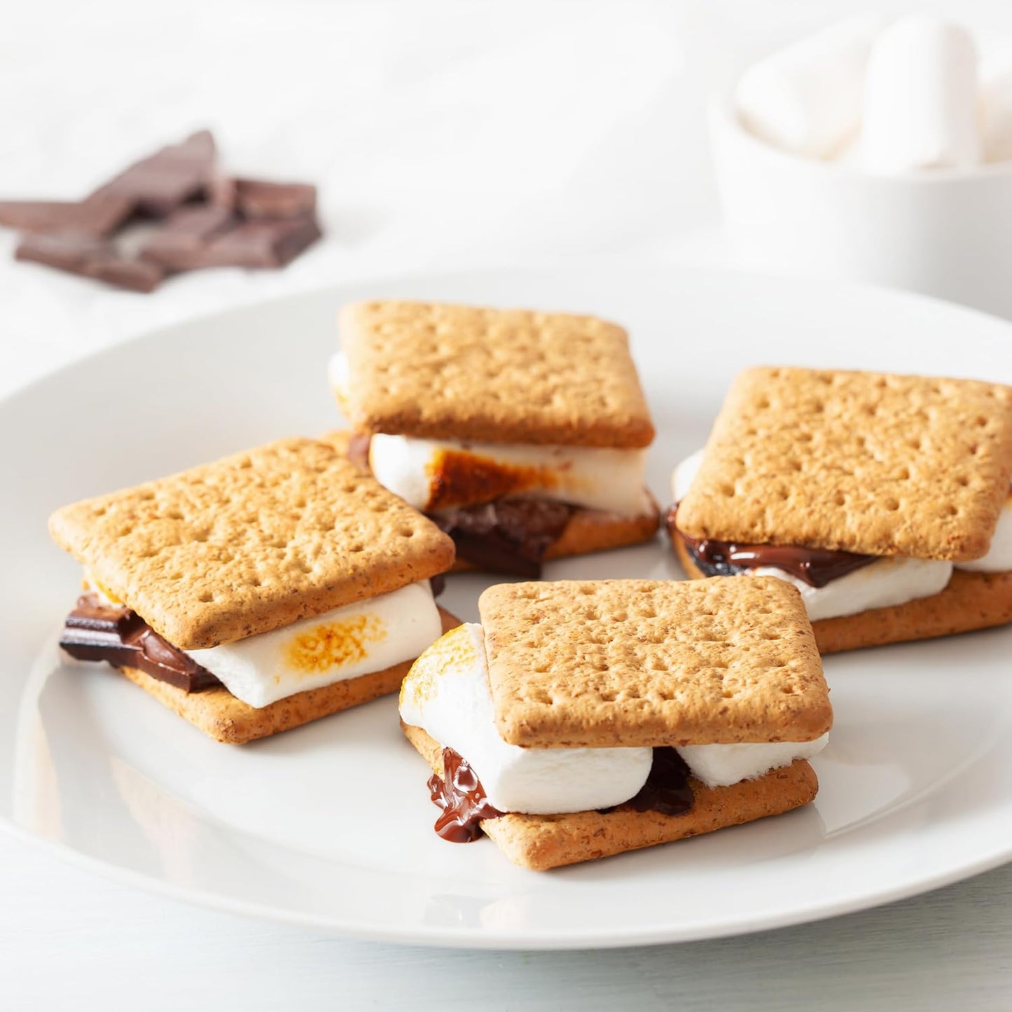 Nostalgia Electric S’mores Maker Tabletop Kit with Chocolate, Crackers, and Marshmallow Trays
