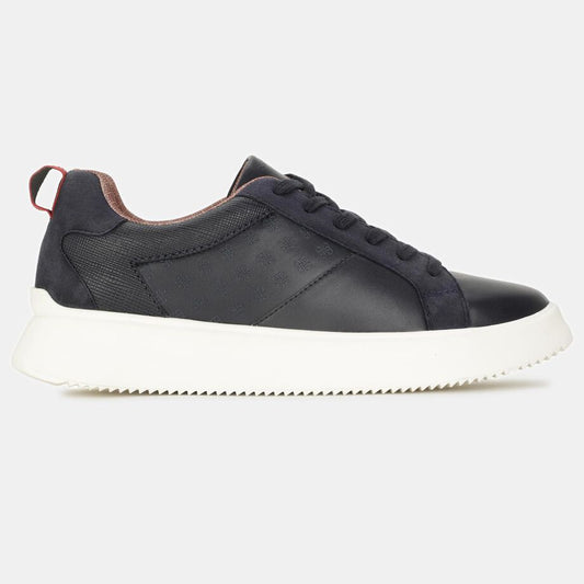 Lightweight Navy Casual Lace-Up Shoes for Men Travel and Daily Wear
