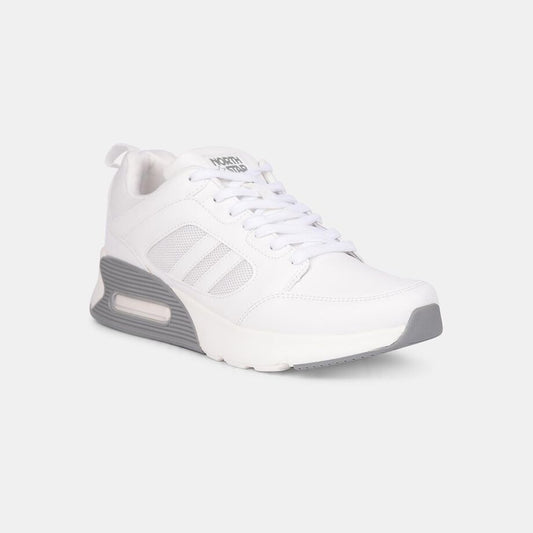 Durable Men’s White Sports Sneakers Designed for Running Gym Travel and Outdoor Activities