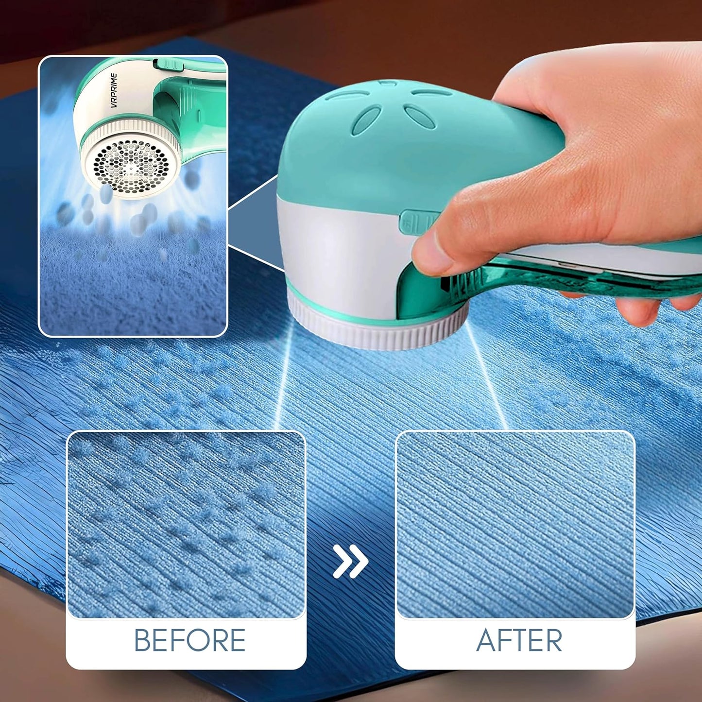 Professional Electric Lint Remover Portable Fabric Defuzzer for Clothes and Sweaters