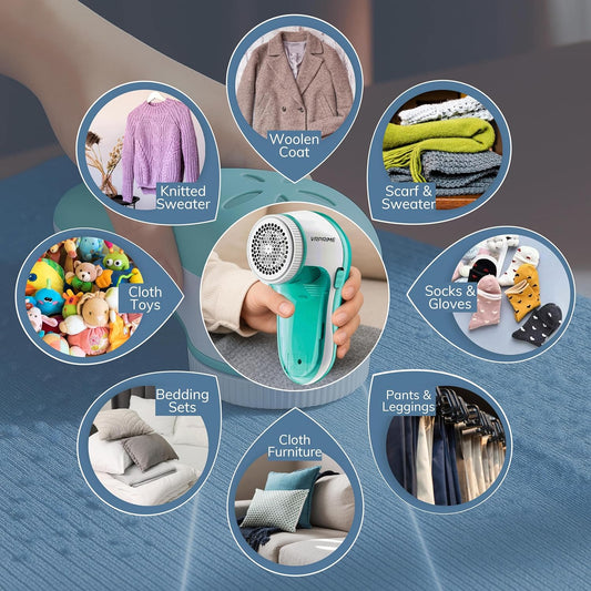 Professional Electric Lint Remover Portable Fabric Defuzzer for Clothes and Sweaters