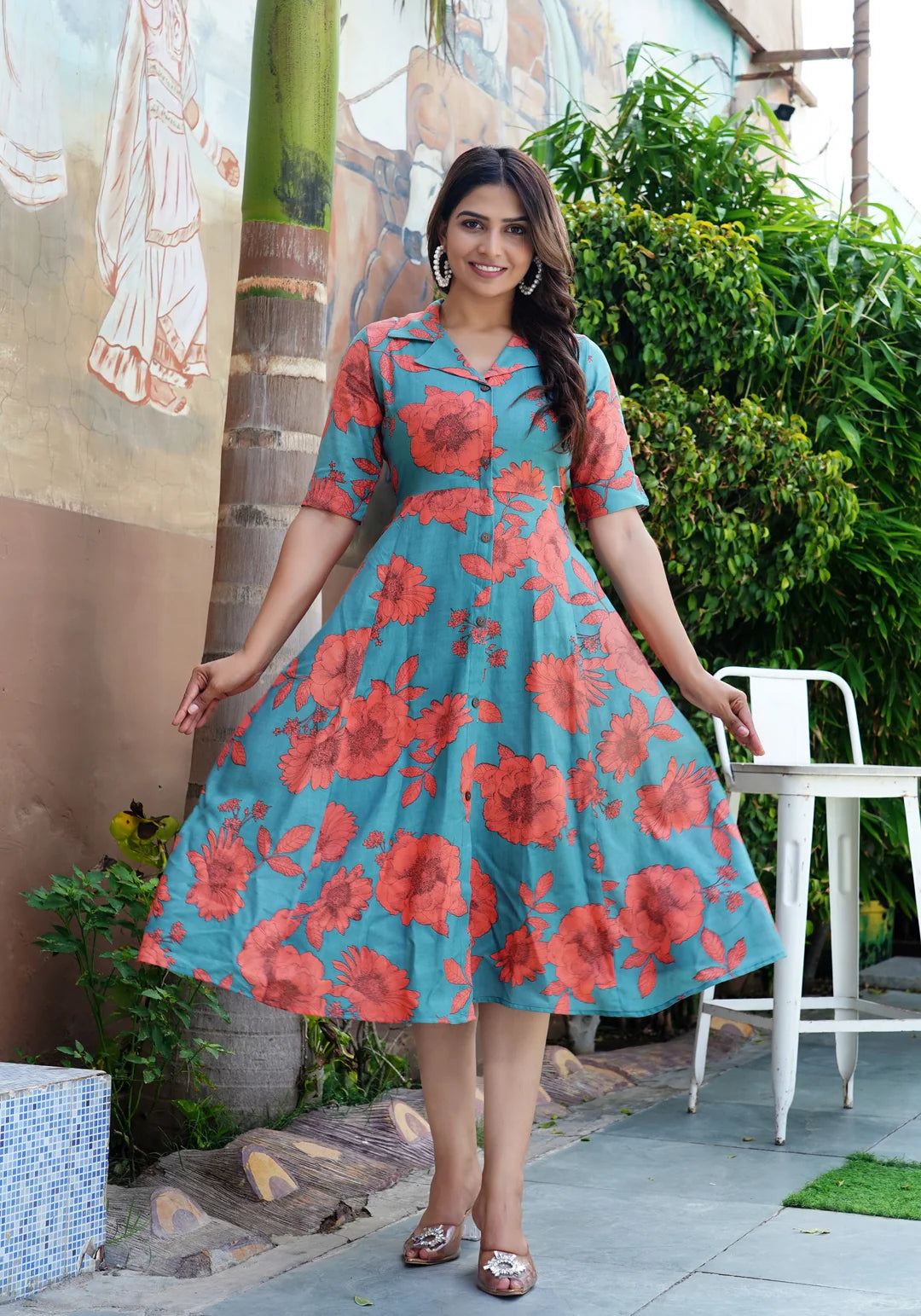 Truvon Women’s Dresses for Women Stylish Western Dress Perfect for Casual and Party Wear