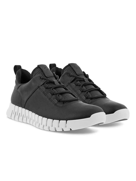 Comfortable Gruuv M Black Mens Sneakers with Breathable Insole
