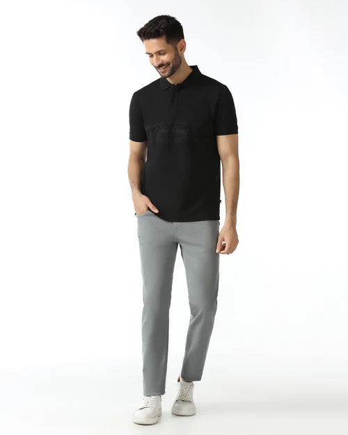Trendy Light Blue Bleed Zero Slim Fit Jeans for Men with Minimal Detailing