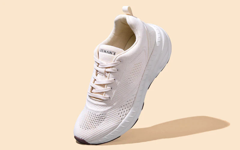 Versatile Men’s Ivory Lace Up Shoes with Medium Fit Ideal for Office Travel and Casual Wear