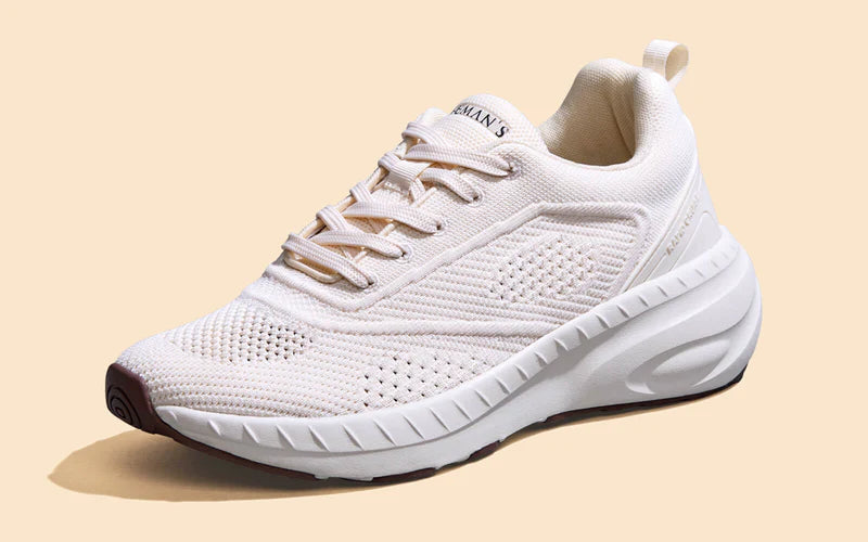 Versatile Men’s Ivory Lace Up Shoes with Medium Fit Ideal for Office Travel and Casual Wear