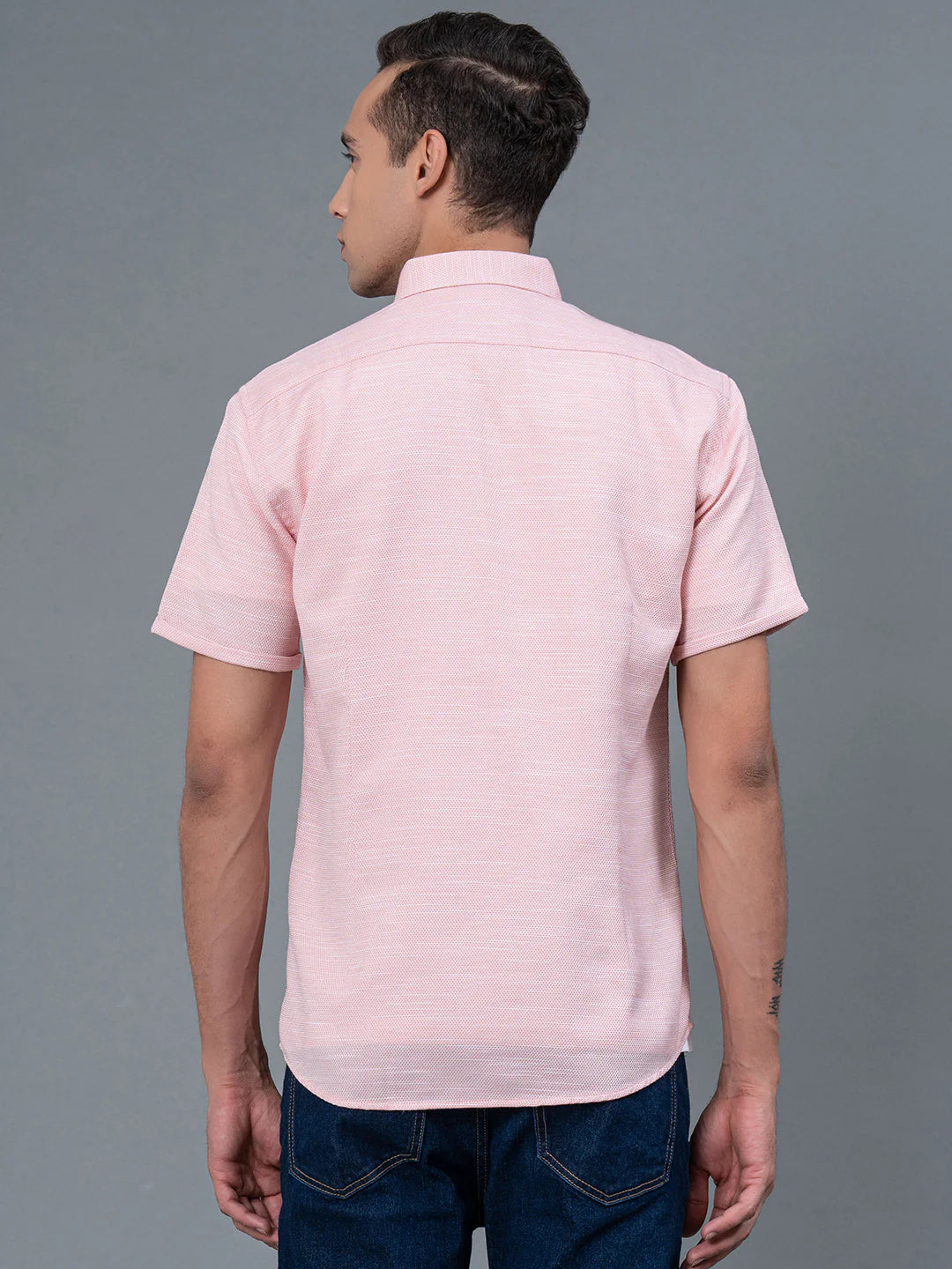 Premium Cotton Half Sleeve Button Down Shirt for Men Combining Comfort and Style