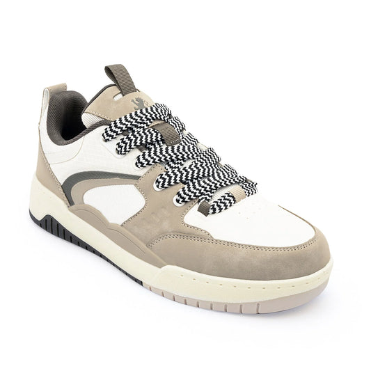 All Day Comfort Mens Sneakers with Rounded Toe and Impact Resistant Sole