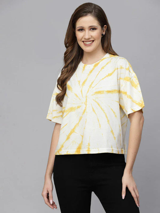 Fresh Comfort Yellow Odour Free T-Shirt for Women