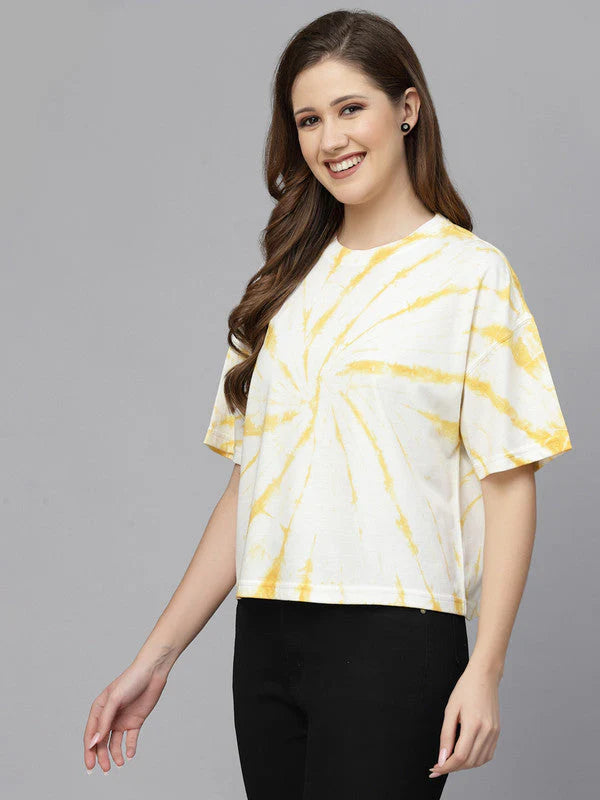Fresh Comfort Yellow Odour Free T-Shirt for Women