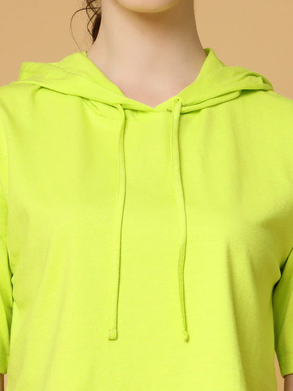 Women’s Hooded Gym T-Shirt with Odour Control