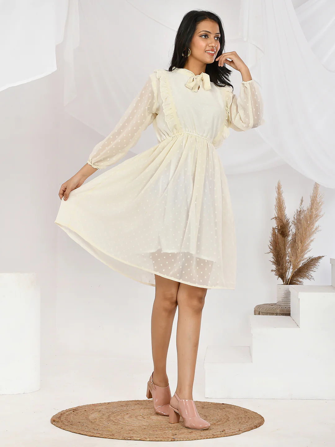Stylish White Dress for Women and Girls Modern Outfit for Everyday and Special Occasions