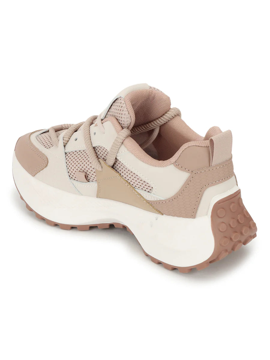 Beige Brown Mesh Sneakers Comfortable, Stylish, and Perfect for Fitness and Streetwear