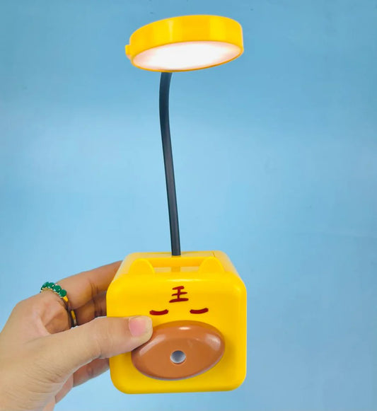 Pig Shaped LED Table Lamp Cute Rechargeable Light for Study and Play