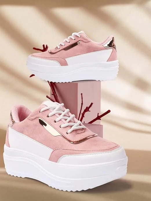 Fashionable Leather Sneakers for Women Ideal for Walking and Everyday Use