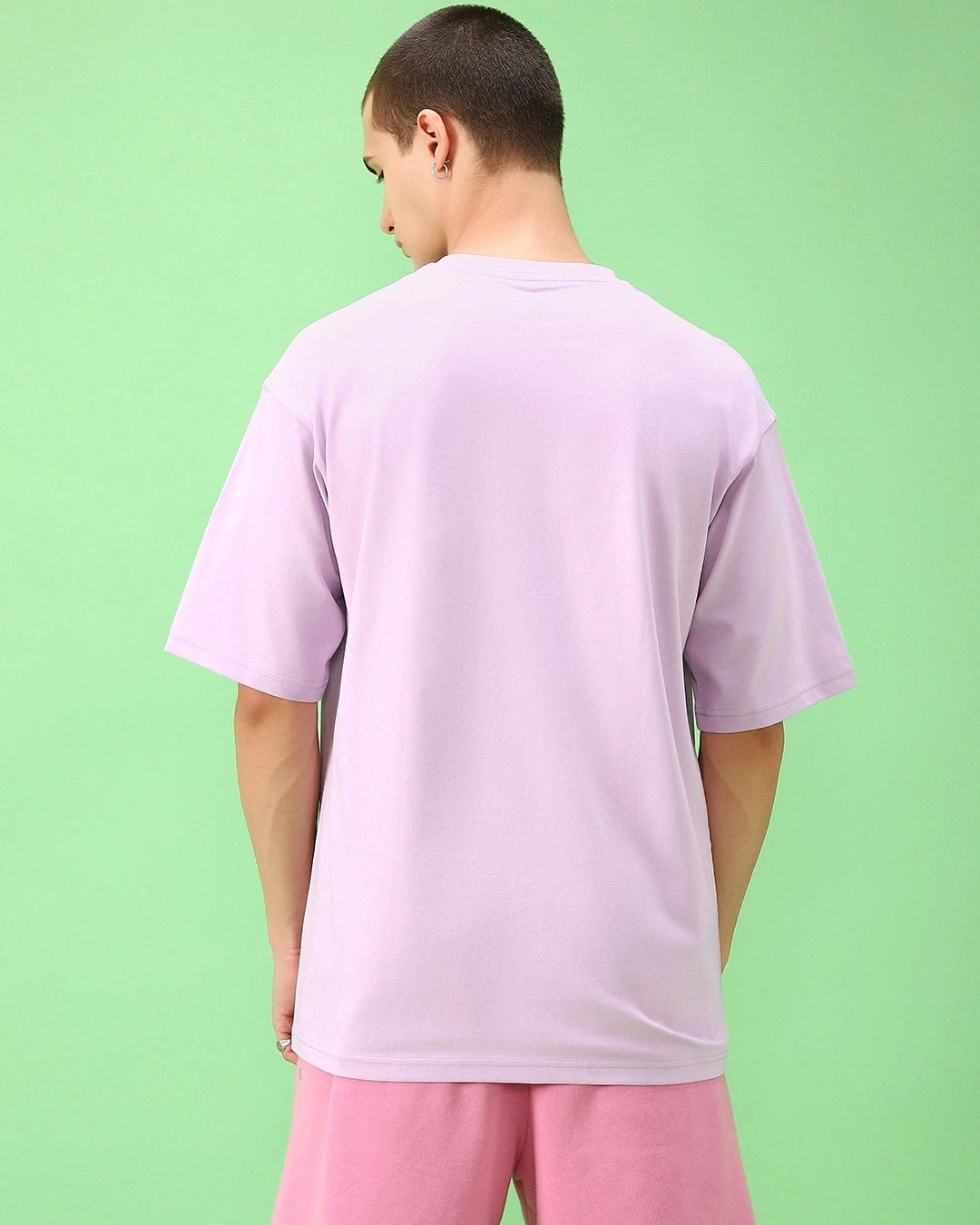 Premium Men’s Oversized T-Shirt in Purple Designed for Stylish, Comfortable, and Versatile Casual Wear