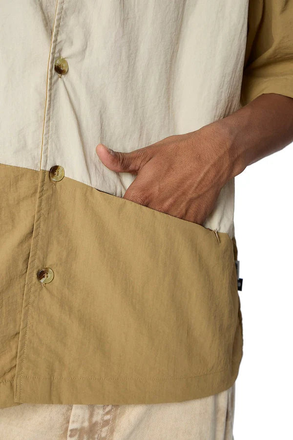 Men’s Two-Tone Casual Resort Shirt Comfortable and Stylish for Daywear